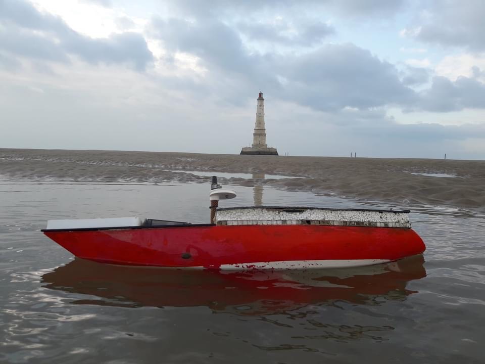 Boat washed ashore